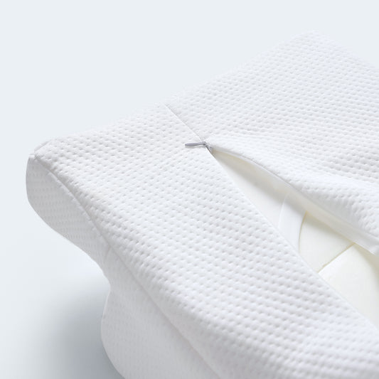 Bluedott™ Ultra Button Pillow with Pillowcase and insert for neck pain