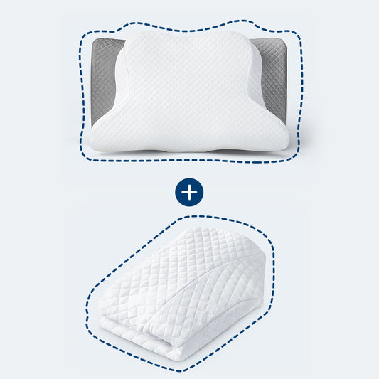 ZAMAT Butterfly Shaped Cervical Pillow and Pillowcase