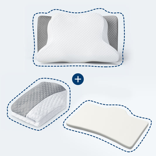 ZAMAT Butterfly Shaped Cervical Pillow with Pillowcase and Insert