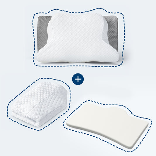 ZAMAT Butterfly Shaped Cervical Pillow with Pillowcase and Insert